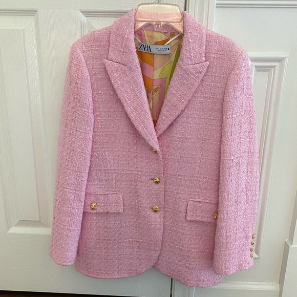 Zara Jackets & Blazers - Zara Pink Blazer